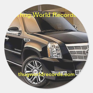 Dug world records Cadillac sticker