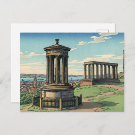 Dugald Stewart Monument on Calton Hill Briefkaart