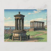 Dugald Stewart Monument on Calton Hill Briefkaart (Voorkant)