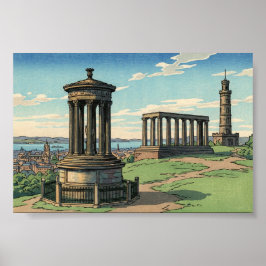 Dugald Stewart Monument on Calton Hill Poster