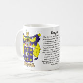 Dugan, de Oorsprong, de Betekenis en de Mok Crest (Voorkant links)