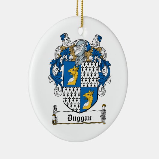 Duggan Family Crest Keramisch Ornament (Rechts)