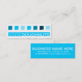 DUGHNUTS-klantbeoordeling (standaardkwadraten) Klantenkaartje (Voorkant / Achterkant)