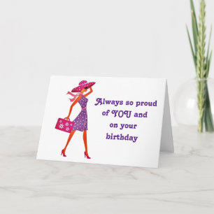 "DUGHTER" HAPPY BIRTHDAY** KAART