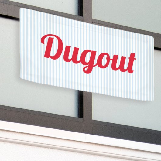 Dugout Banner (Buitenkant Gebouw)