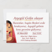 Dügün kina kaart (Voorkant)