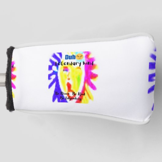 DUH Logo Putter Hoesje – Vetbescherming Golfheadcover (Voorkant)