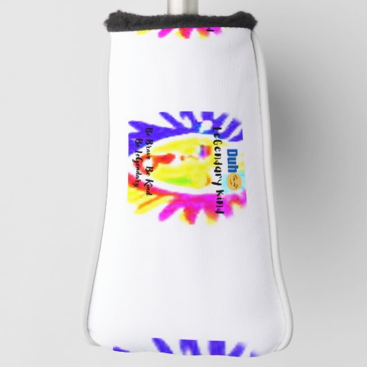 DUH Logo Putter Hoesje – Vetbescherming Golfheadcover (Draai 90)