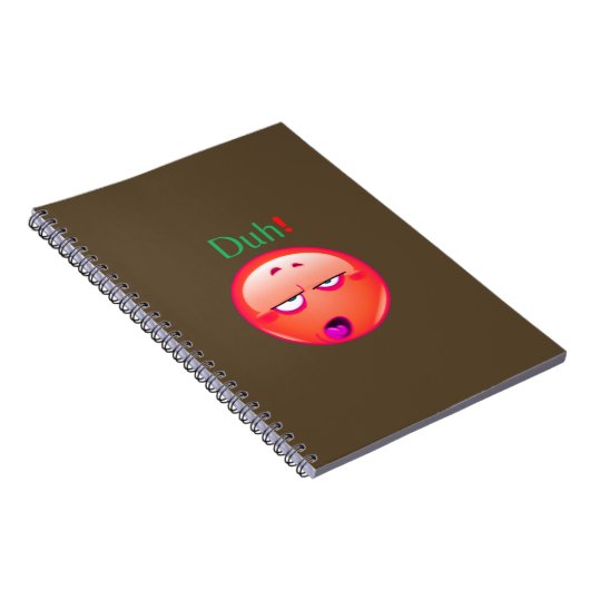 Duh Notitieboek, Duh emoji Face response Notitiebo Notitieboek (Rechterzijde)
