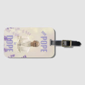Duh Paus is Vet Bagage Label (Voorkant (horizontaal))