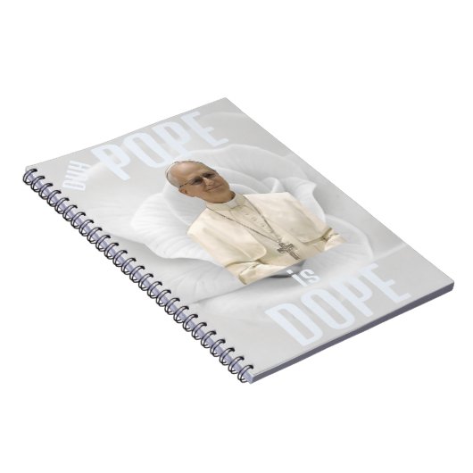 Duh Pope is Dope Notebook Notitieboek (Rechterzijde)