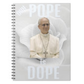 Duh Pope is Dope Notebook Notitieboek (Voorkant)