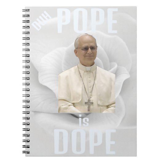 Duh Pope is Dope Notebook Notitieboek (Voorkant)