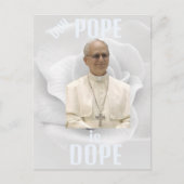 Duh Pope is Dope Postcard Briefkaart (Voorkant)