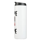 Duh Pope is Dope Thermal Tumbler Thermosbeker (Geroteerd rechts)