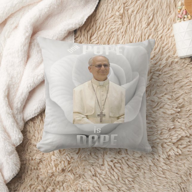 Duh Pope is Dope Throw Pillow Kussen (Deken)