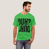 DUH retro T-shirt (Voorkant volledig)