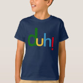 duh, T-shirt met hoofddoek en houding (Voorkant)