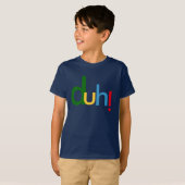duh, T-shirt met hoofddoek en houding (Voorkant volledig)