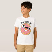 Duhh-nut Funny Gekke Donut Pun T-shirt (Voorkant volledig)