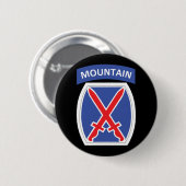 DUI - 10e Infanteriedivisie Ronde Button 5,7 Cm (Voorkant /achterkant)