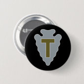 DUI - 36e Infanteriedivisie Ronde Button 5,7 Cm (Voorkant /achterkant)