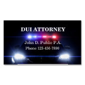 DUI Advocaat Verdediging Advocaat Magnetisch Visitekaartje (Voorkant)