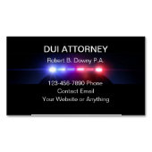 DUI Attorney Business Card Magnets Magnetisch Visitekaartje (Voorkant)