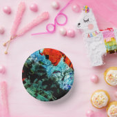 Duidelijk abstract papier bord, Gewone abstracte p Papieren Kommen (Feest)