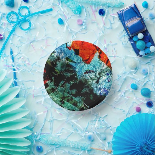 Duidelijk abstract papier bord, Gewone abstracte p Papieren Kommen (Feest)