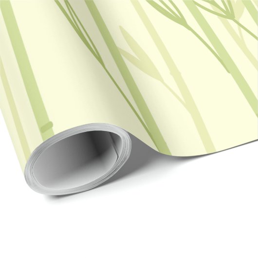 DUIDELIJK BAMBOO ACHTERGROND PATROON ONTWERP CADEAUPAPIER (Rol Hoek)