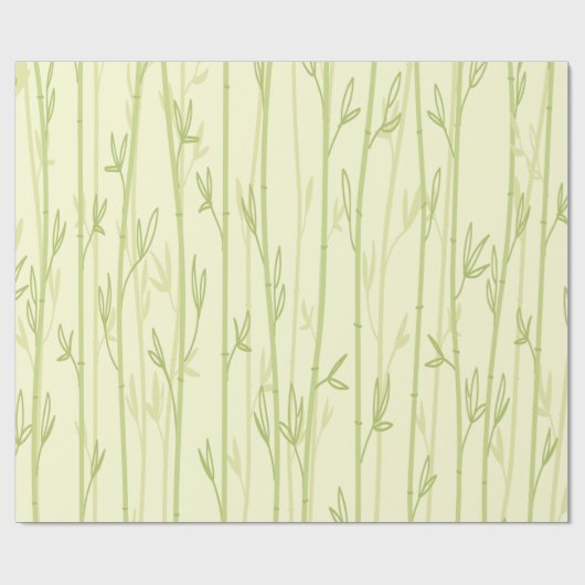 DUIDELIJK BAMBOO ACHTERGROND PATROON ONTWERP CADEAUPAPIER (Vlak)