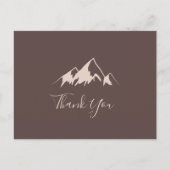 Duidelijk bergland Dank u wel Briefkaart (Voorkant)
