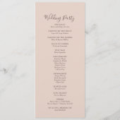 Duidelijk Bergland Weduwprogramma Programmakaart (Achterkant)