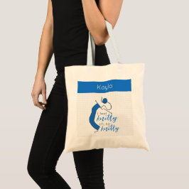 Duidelijk Blauw voel ik Knitty, Oh zo knitty Tote Bag
