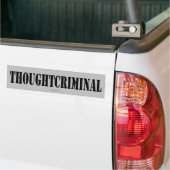 Duidelijk Bumpersticker (Op Truck)