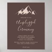 Duidelijk Ceremongeblog in onafgesloten gebergte i Poster (Voorkant)