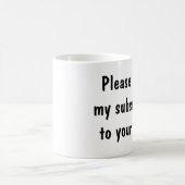 Duidelijk citaat over uw kwesties koffiemok (Center)