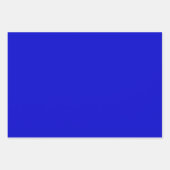 Duidelijk Donker Medium Staal Blauwe tinten 3 tone Inpakpapier Vel (Voorkant 2)