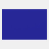 Duidelijk Donker Medium Staal Blauwe tinten 3 tone Inpakpapier Vel (Voorkant)