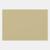 Duidelijk Donker Tan Ecru Bruin tinten 3 tinten Inpakpapier Vel (Voorkant 3)