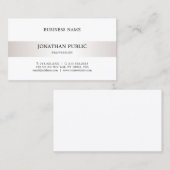Duidelijk Elegant Minimalistisch Ontwerp Modern Tr Visitekaartje (Voorkant / Achterkant)