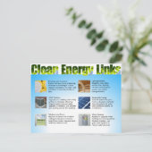 Duidelijk Energy Business Marketing, dubbelzijdig Briefkaart (Staand voorkant)