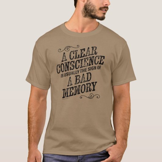Duidelijk geweten T-Shirt (Voorkant)