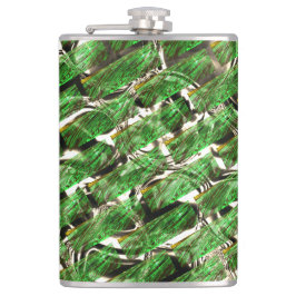 Duidelijk groen wandeffect en welke Britse zeepbel Heupfles