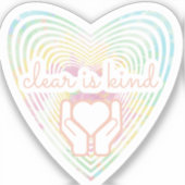 Duidelijk is Kind Sticker (Voorkant)