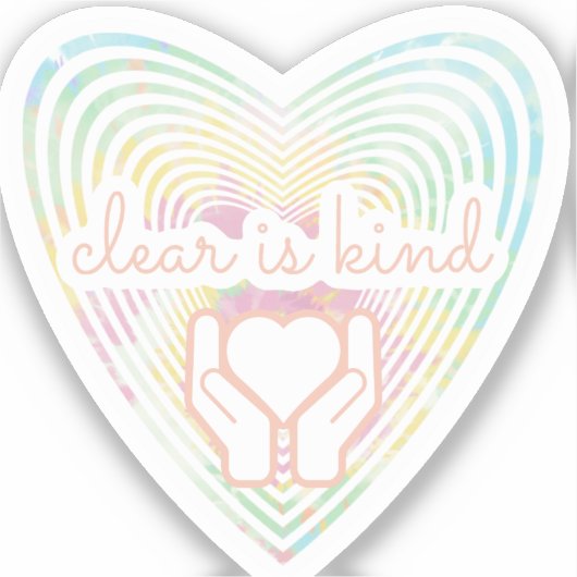 Duidelijk is Kind Sticker (Voorkant)