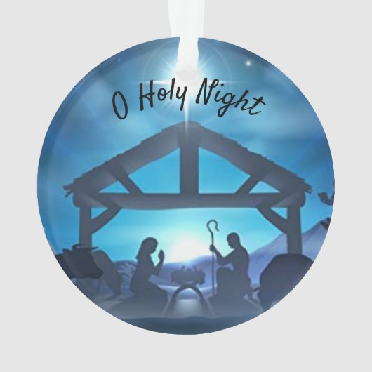 Duidelijk Kerstmis 1 het Kinder Afbeelding van het Ornament (achterkant)