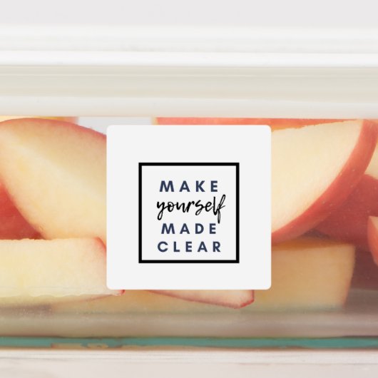 duidelijk maken labels (Aangebracht)