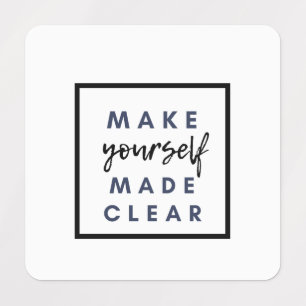 duidelijk maken labels